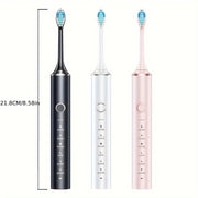 Electric Toothbrush for Adults with Soft Bristles USB Rechargeable 500mAh Lithium Battery