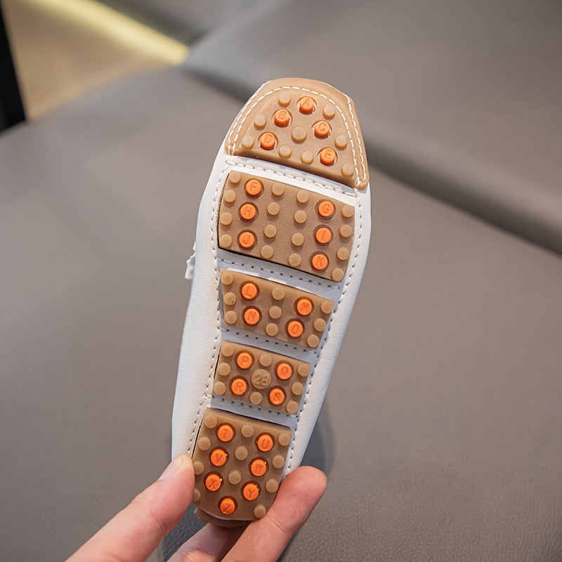 Kids Boys Casual Low Top Slip-On Shoes with Bow for Ages 14 and Under