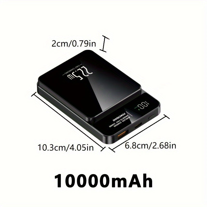 5000mAh Power Bank with Digital Display Magnetic Fast Charging 15W 22.5W