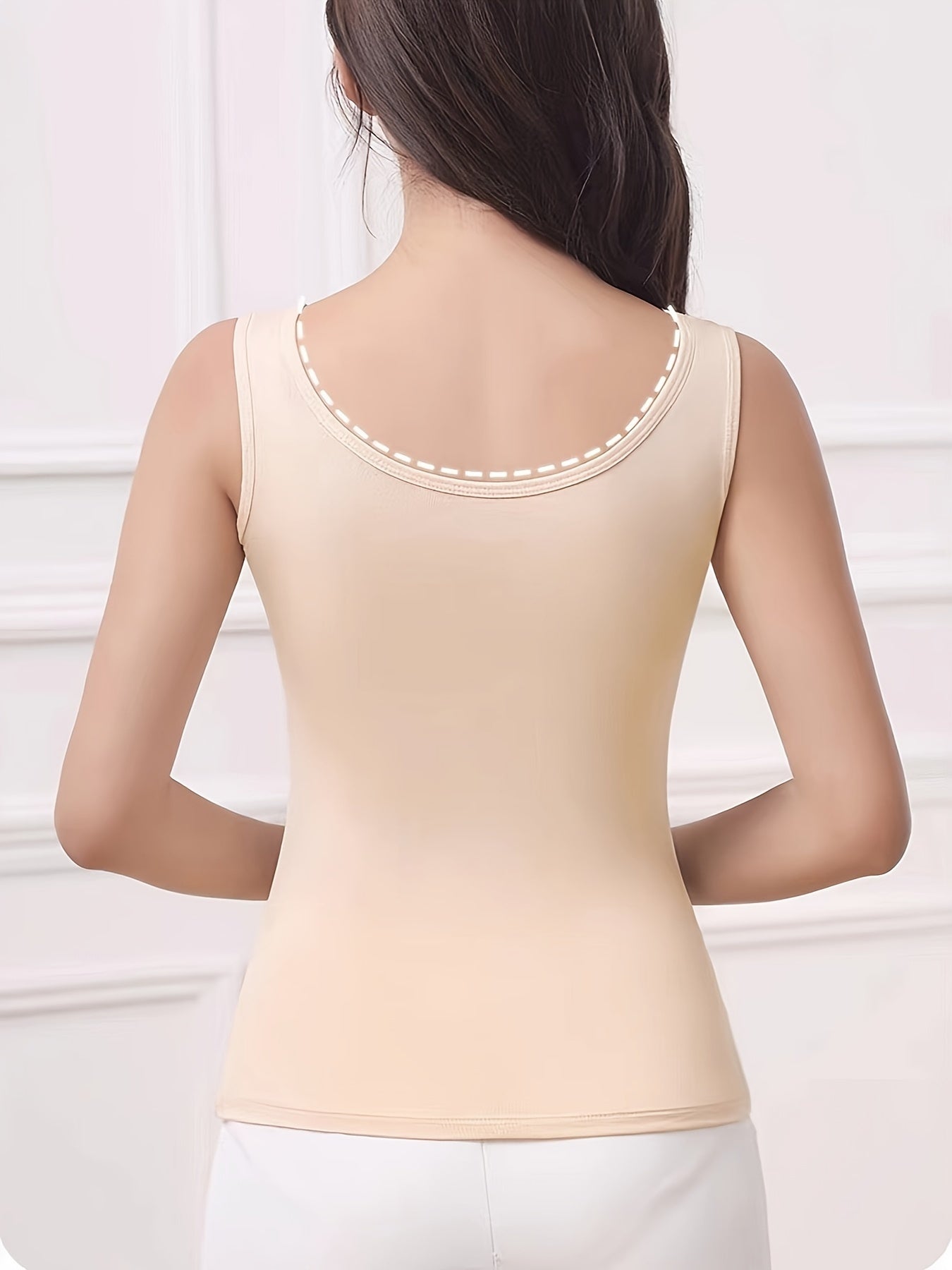 6 женских майок из мягкого вискозного и спандексного материала, идеально подходящих для всех сезонов и повседневной носки дома.