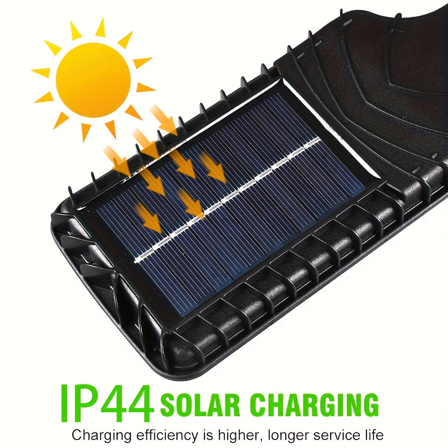 Solar Outdoor Wall Light with Motion Sensor 180° Coverage Solar Powered Floodlight