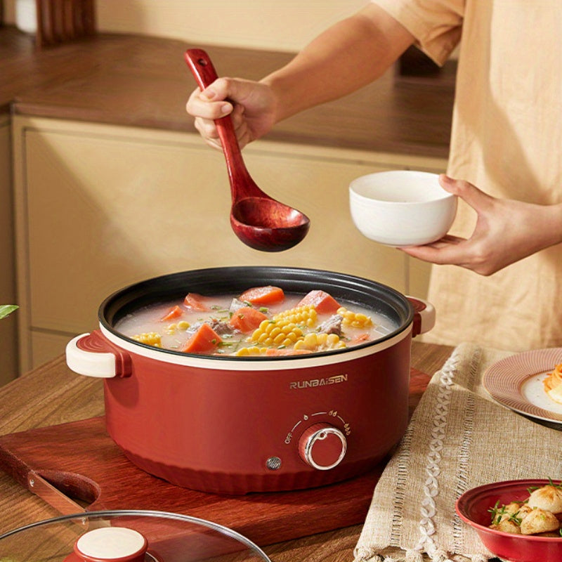 Electric Hot Pot for Cooking Noodles Steak Eggs Durable Compact
