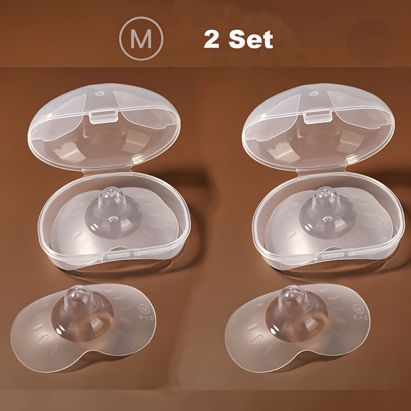 Силиконовые накладки на соски в форме бабочки для грудного вскармливания, 2 шт., прозрачные