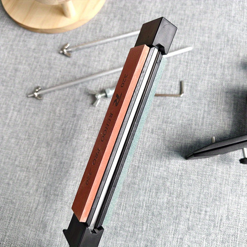 Qora alyuminiy pichoqni silliqlash uchun to'g'ri va tishli pichoq uchun, yopishmaydigan asos bilan