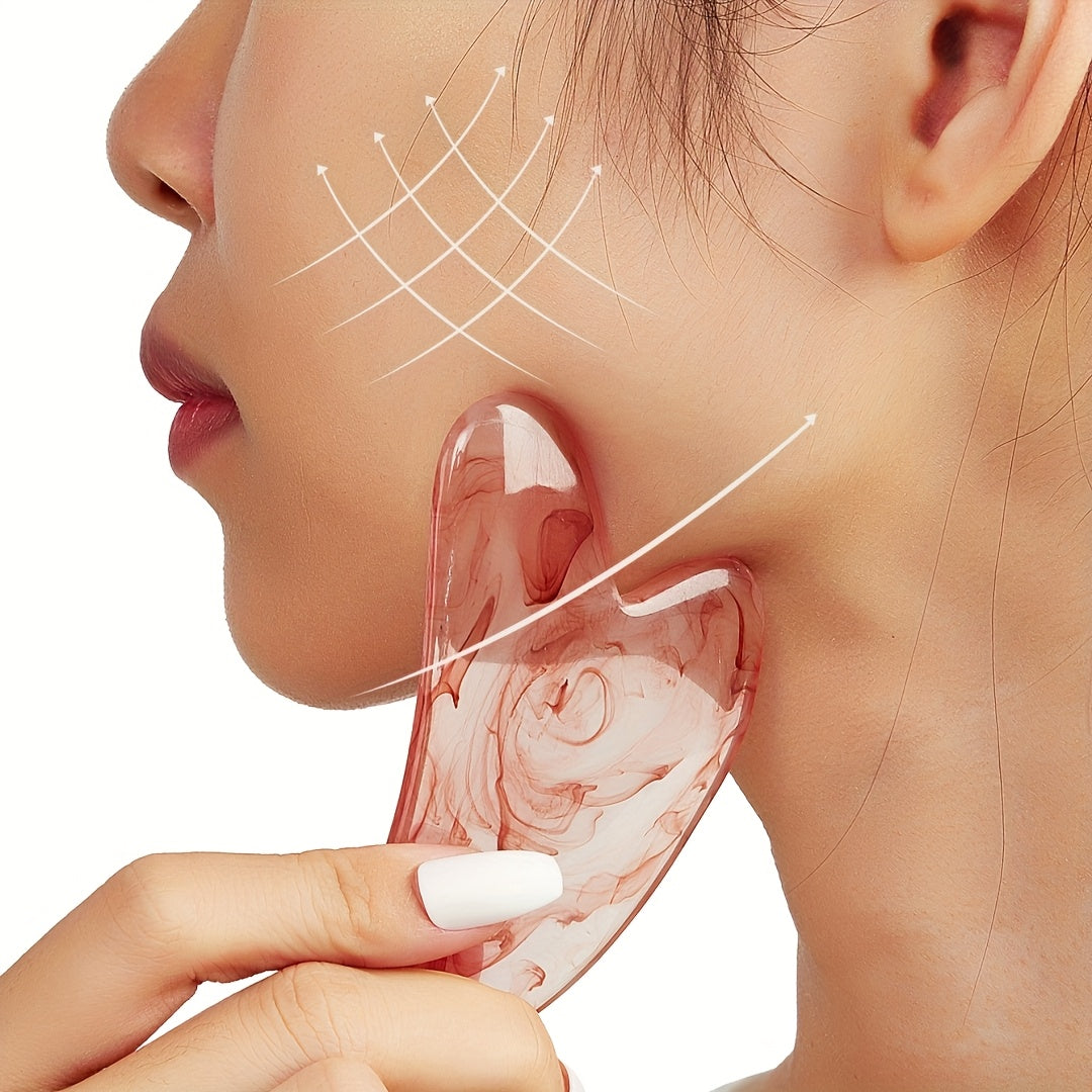 Guasha Facial Tool for Skincare and Muscle Tension Relief Unscented Non-Electric
