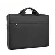 Black Polyester Laptop Tote Bag for Work Shopping and Gifts