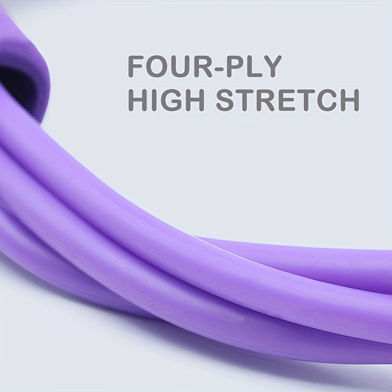 Домашний тренажер для педалирования для похудения талии, устройство с пеной для натяжения, уличное фитнес-оборудование, фиолетовое