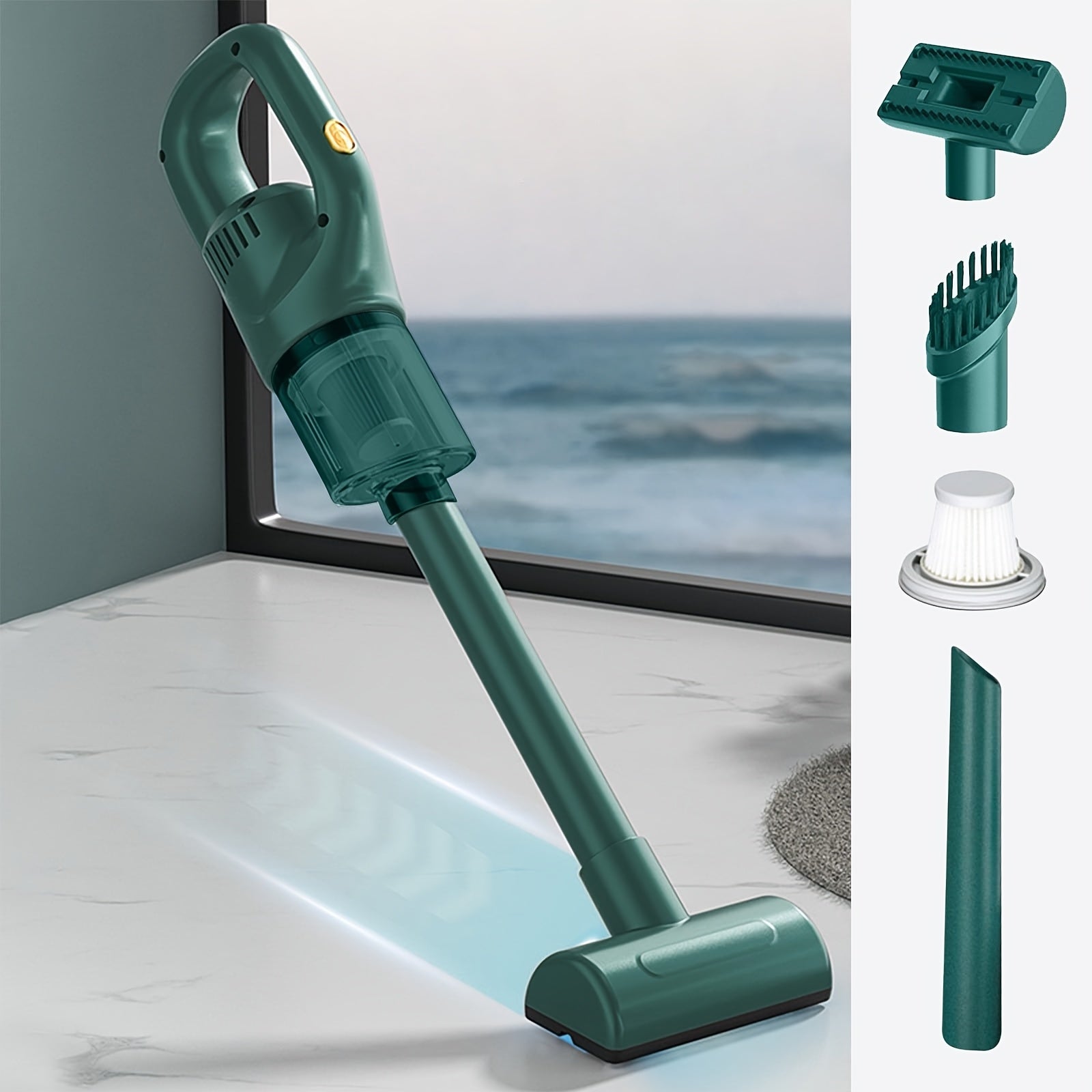 Portable Handheld Vacuum Cleaner for Home and Car 15Kpa Powerful Suction