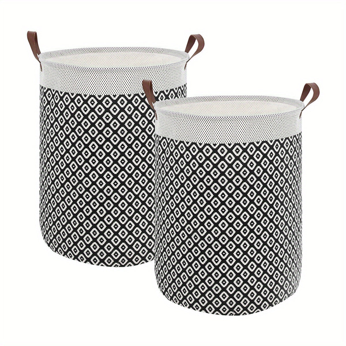 Large Waterproof Collapsible Laundry Basket with Handles for Dorms and Home Storage