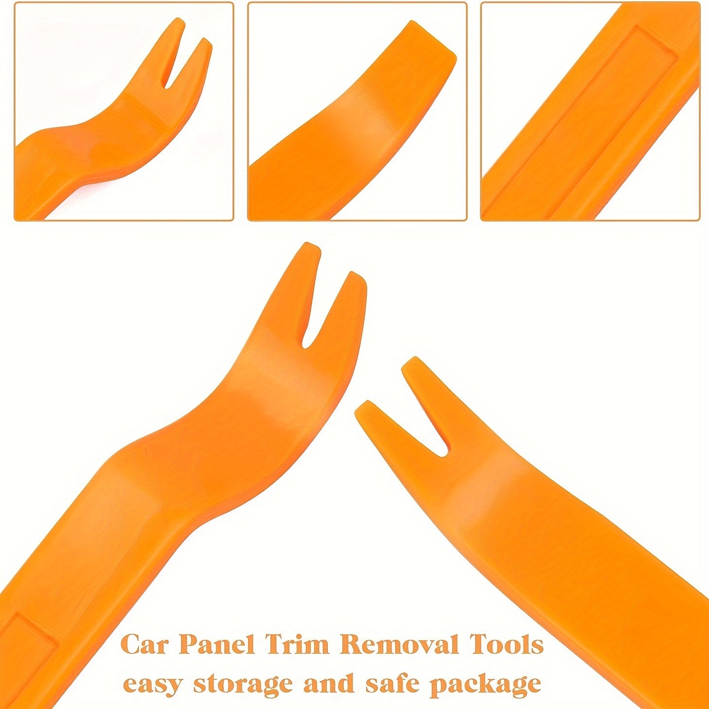 Набор инструментов для снятия панелей автомобиля, 4 шт., пластиковый, без царапин, прочный, для отделки автомобиля