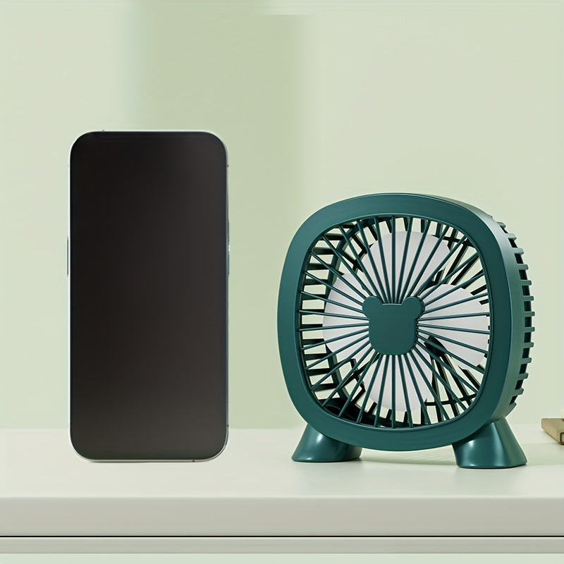 Портативный мини-вентилятор Teal с USB-питанием для охлаждения и комфорта.