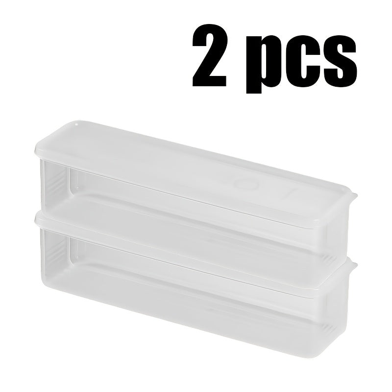 Set of 2/6 Plastic Food Storage Containers for Refrigerator, Vegetable Keeper