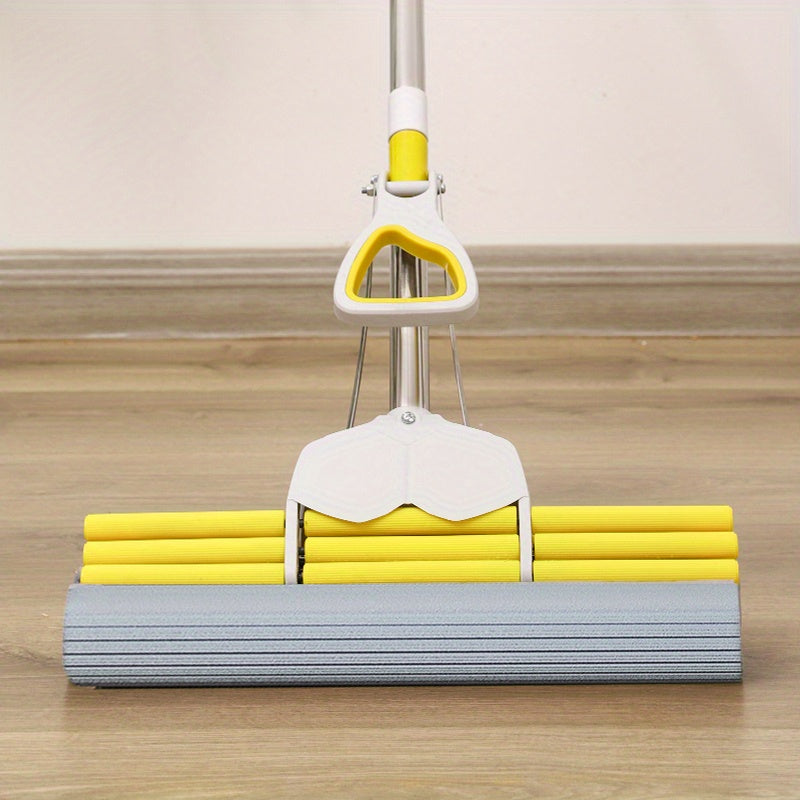 Stainless Steel Handle Sponge Roller Mop 38cm for Floor Cleaning