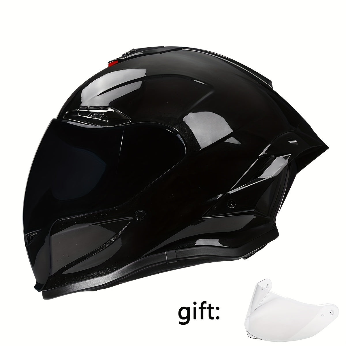 Full Face Motorcycle Helmet with Dual Visor Ventilation System and Quick Release for Men and Women