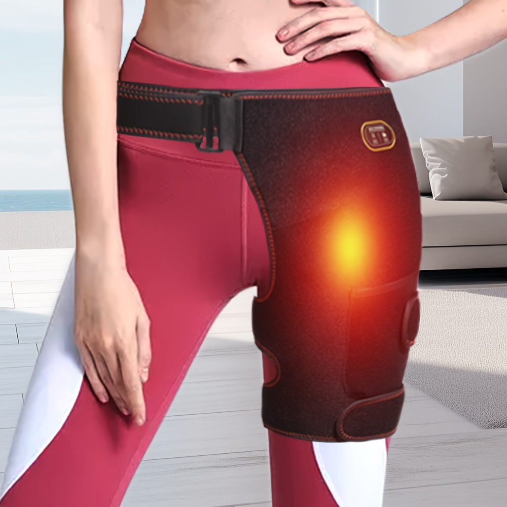 Almohadilla de masaje con calefacción USB para caderas, cintura y muslos, relajación