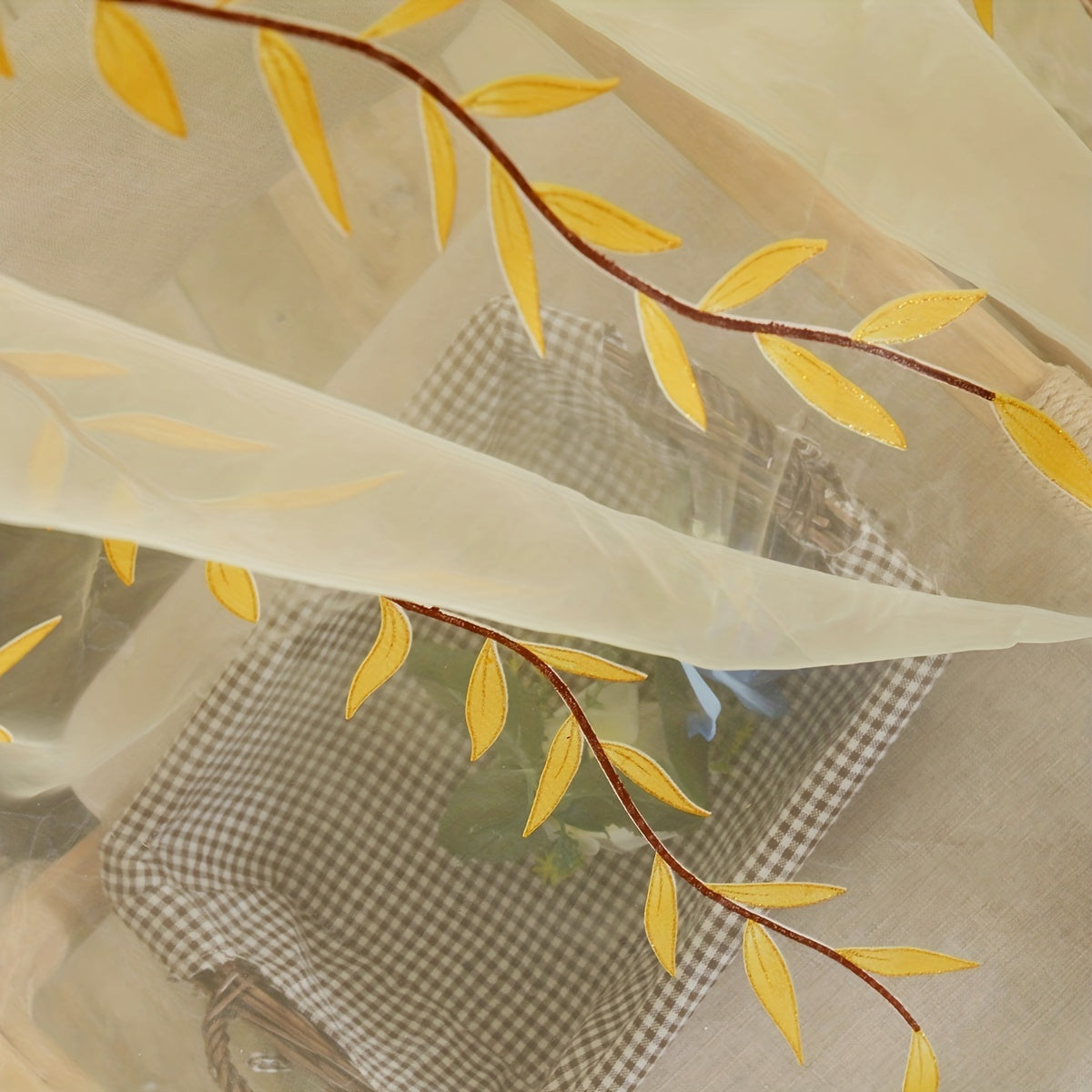 Green Sheer Curtain for Bedroom Living Room Office Window Treatment