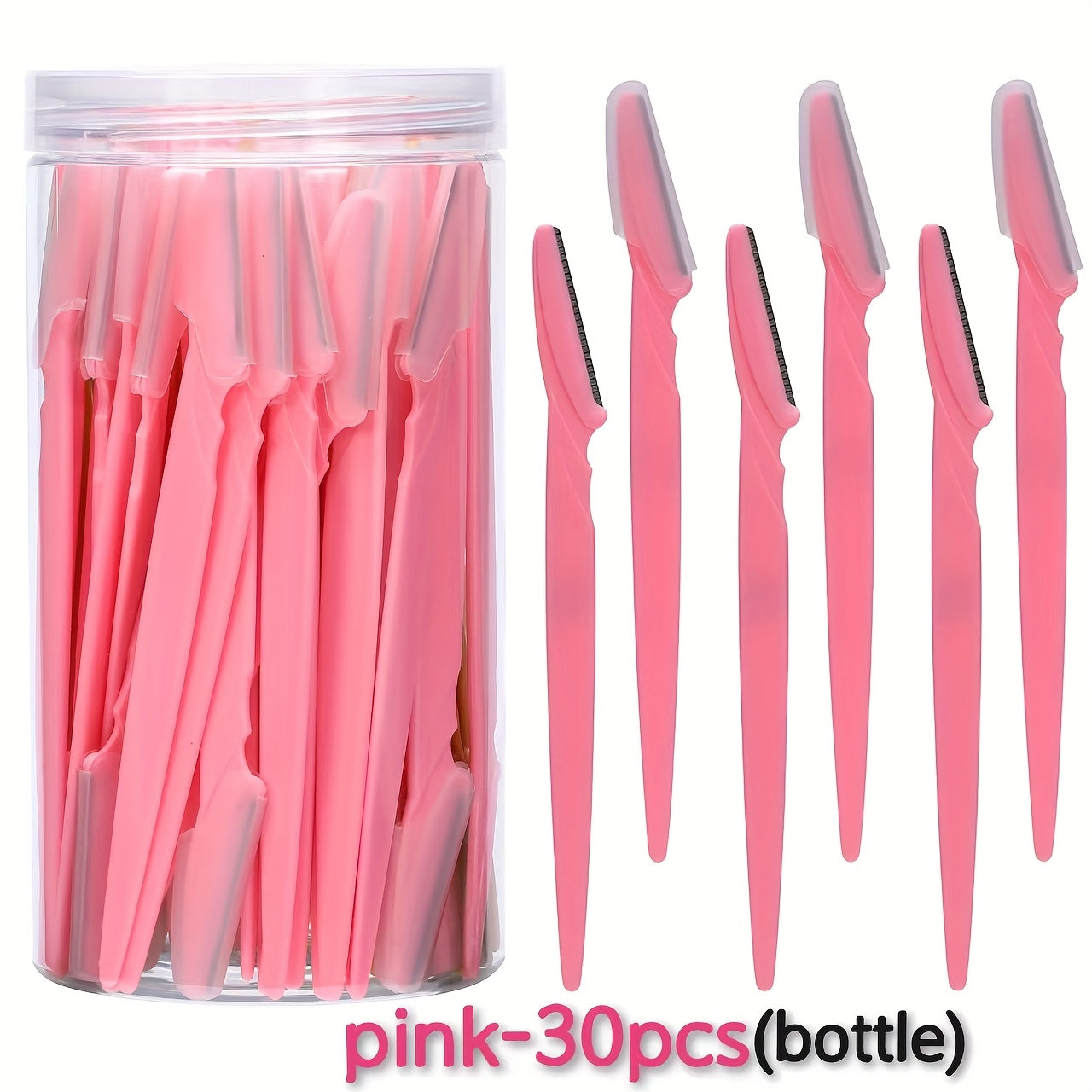 ko‘p rangli qoshlarni tozalash uchun set, xavfsizlik pichog‘i bilan soch olib tashlash trimmeri