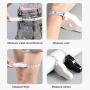 60-Inch Retractable Measuring Tape for Waist Chest Thigh Circumference Plastic Locking