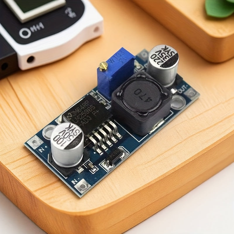 Juego de 1, 3 o 5 módulos convertidores buck ajustables DC-DC LM2596, entrada de 3V-40V, salida de 1.5V-35V
