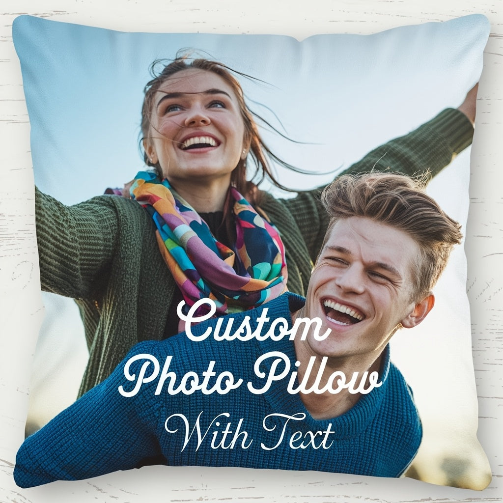 Personalized 18x18 Polyester Pillow Cover for Home Decor and Gifts