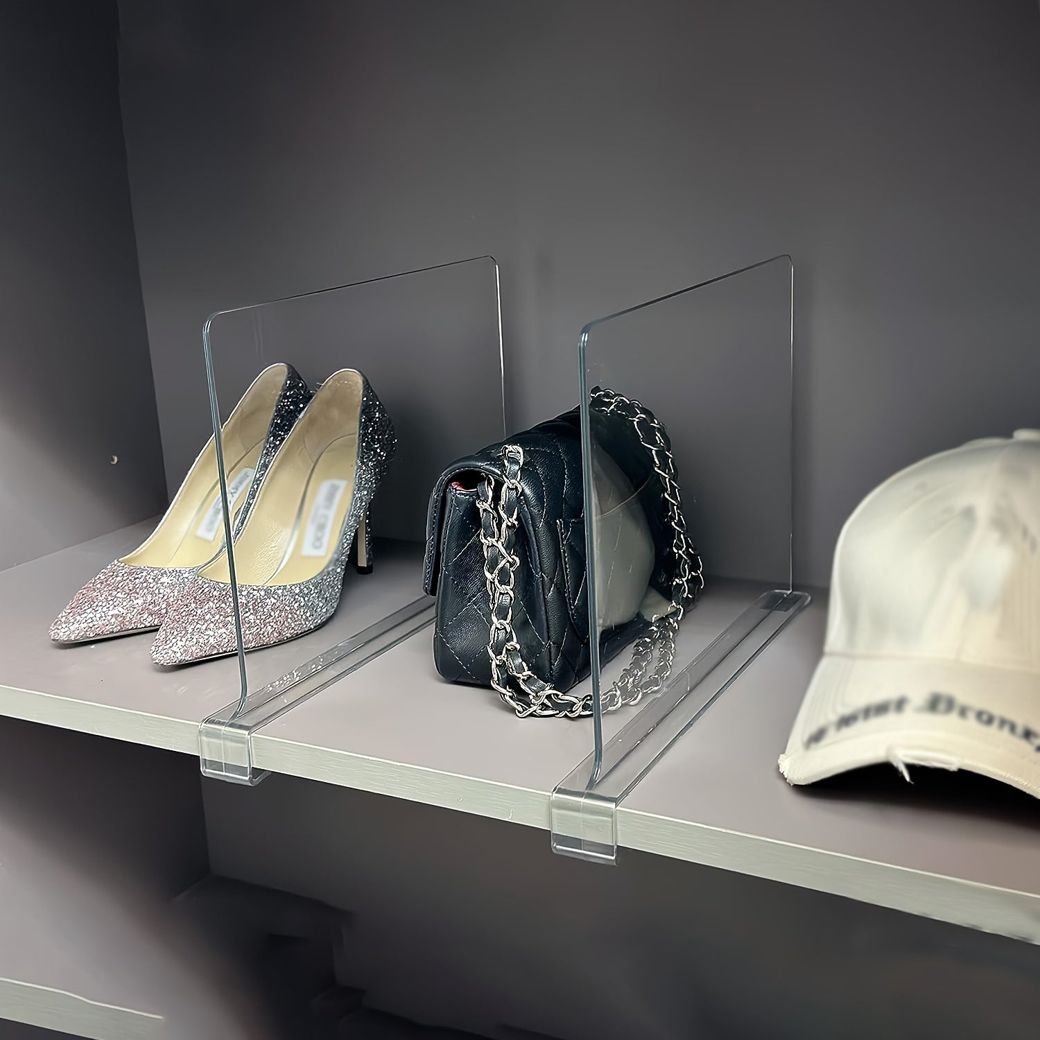 Plastic Bag Storage Dividers Sets of 2 4 6 8 12 for Closet Bathroom Office Organization