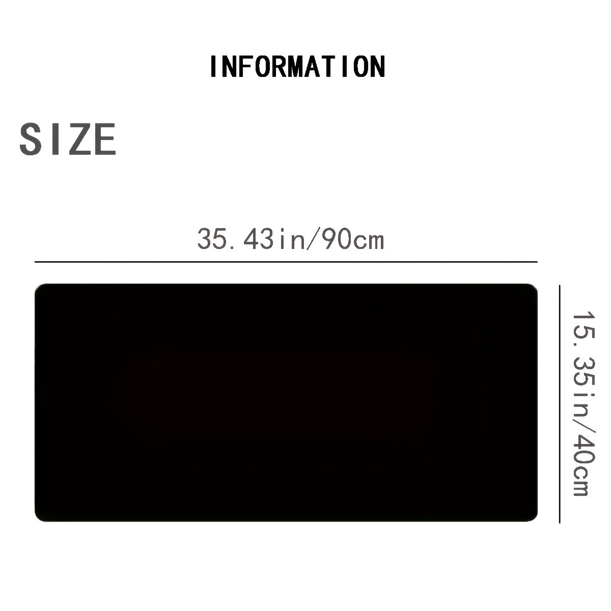 Faux Leather Desk Mat Waterproof Anti-Slip Stain-Resistant Multiple Sizes