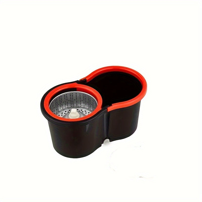 360° Spin Mop and Bucket Set with Microfiber Heads for All Surfaces