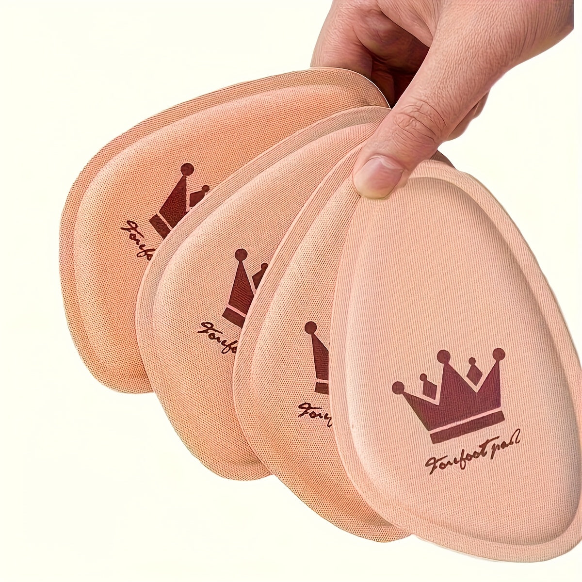 Women's Memory Foam Insoles for High Heels Non-Slip Comfort Pack of 4