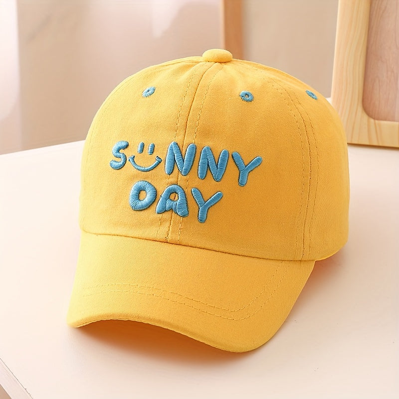 Kids Cotton Baseball Cap for Children Ages 3-14 Lightweight Adjustable Cartoon Theme