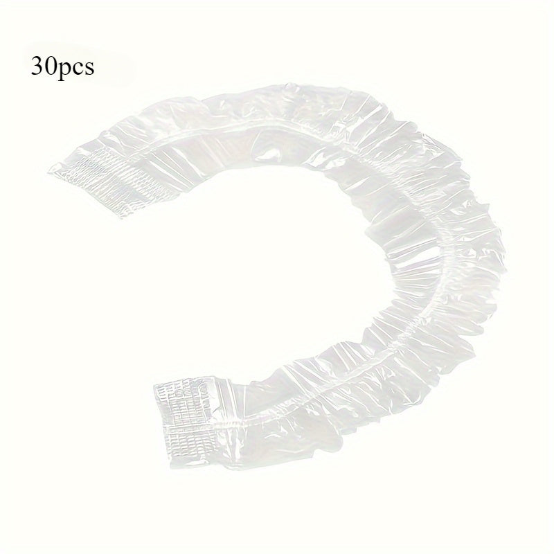 Kichik jihozlar, mikroto'lqinli pech, guruch pishirgich va changyutgich uchun bir martalik chang qopqog'i - oshxona tozalash va tartibga solish uchun shaffof plastik sumka, 15 dona va 30 dona mavjud.