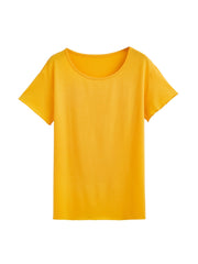 Plus Size Women's Breathable Black Casual Sporty T-Shirt for Relaxed Wear