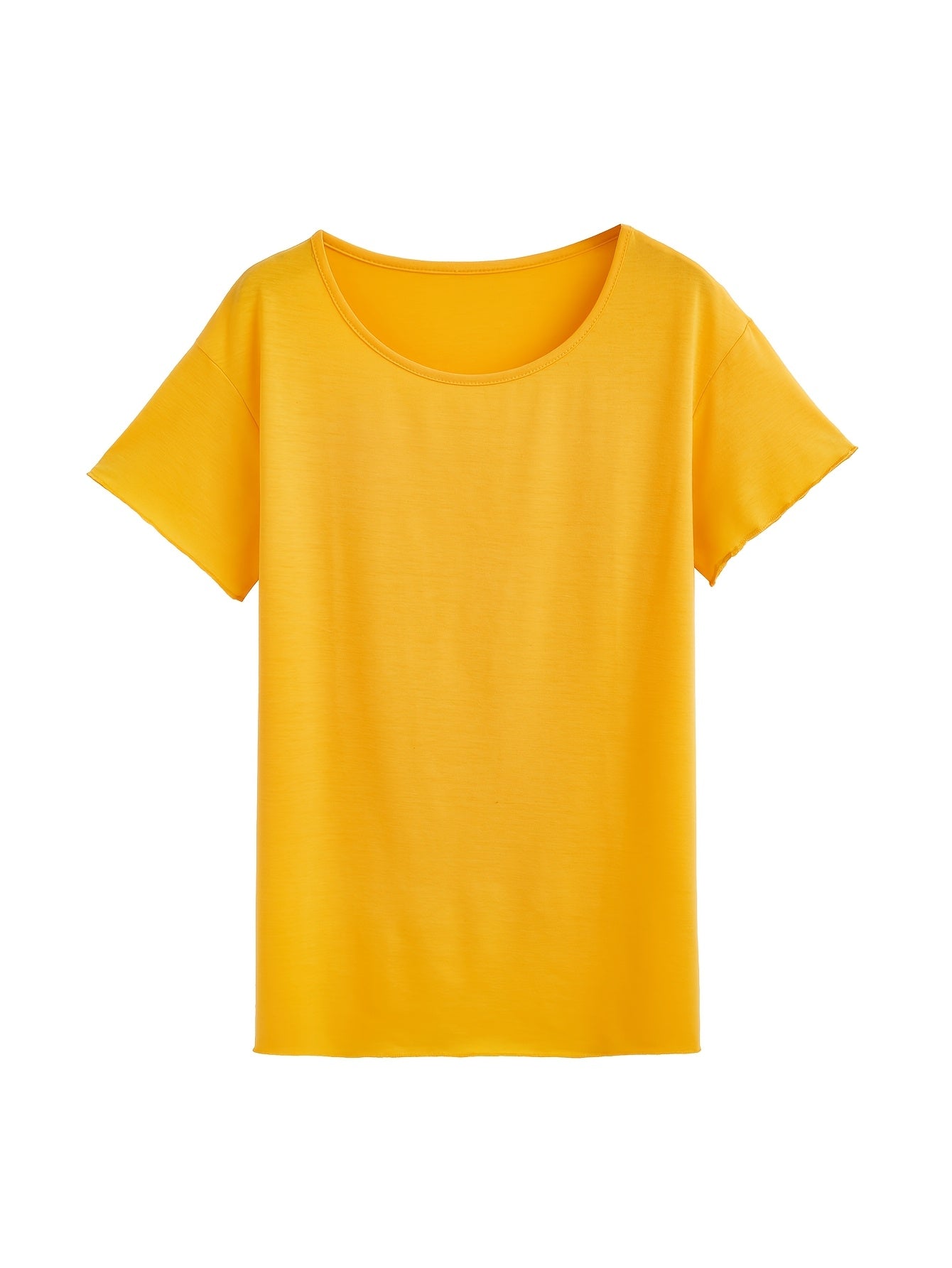 Plus Size Women's Breathable Black Casual Sporty T-Shirt for Relaxed Wear