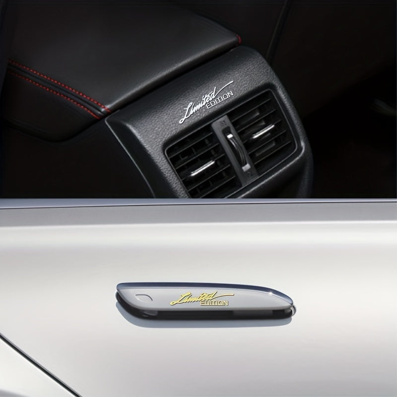 4 dona Universal 3D Metall Avtomobil Emblemalari Badg Logo Dekal Ichki Qo'shimchalar