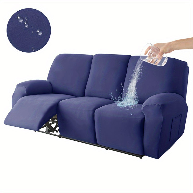 8-Piece Waterproof Sofa Slipcover Set for Living Room and Office Protection