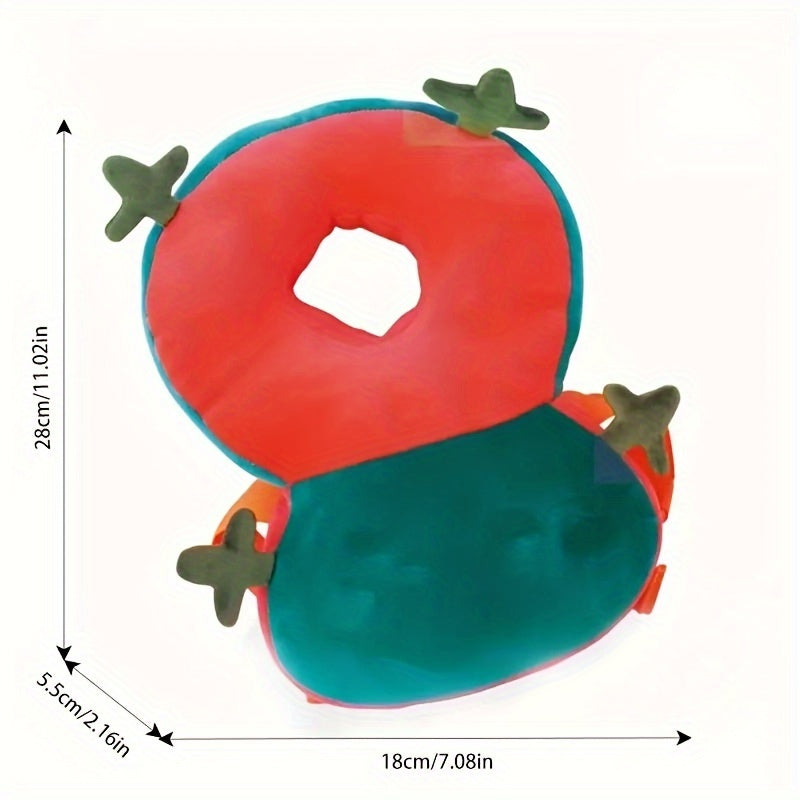 Yumshoq va nafas oladigan yurish bosh himoyachisi, yiqilishlarni oldini olish uchun mo'ljallangan, yumshoq polyester materialidan tayyorlangan. Qo'shimcha xavfsizlik uchun sozlanadigan tasmalari va yoqimli hayvon dizayni mavjud.