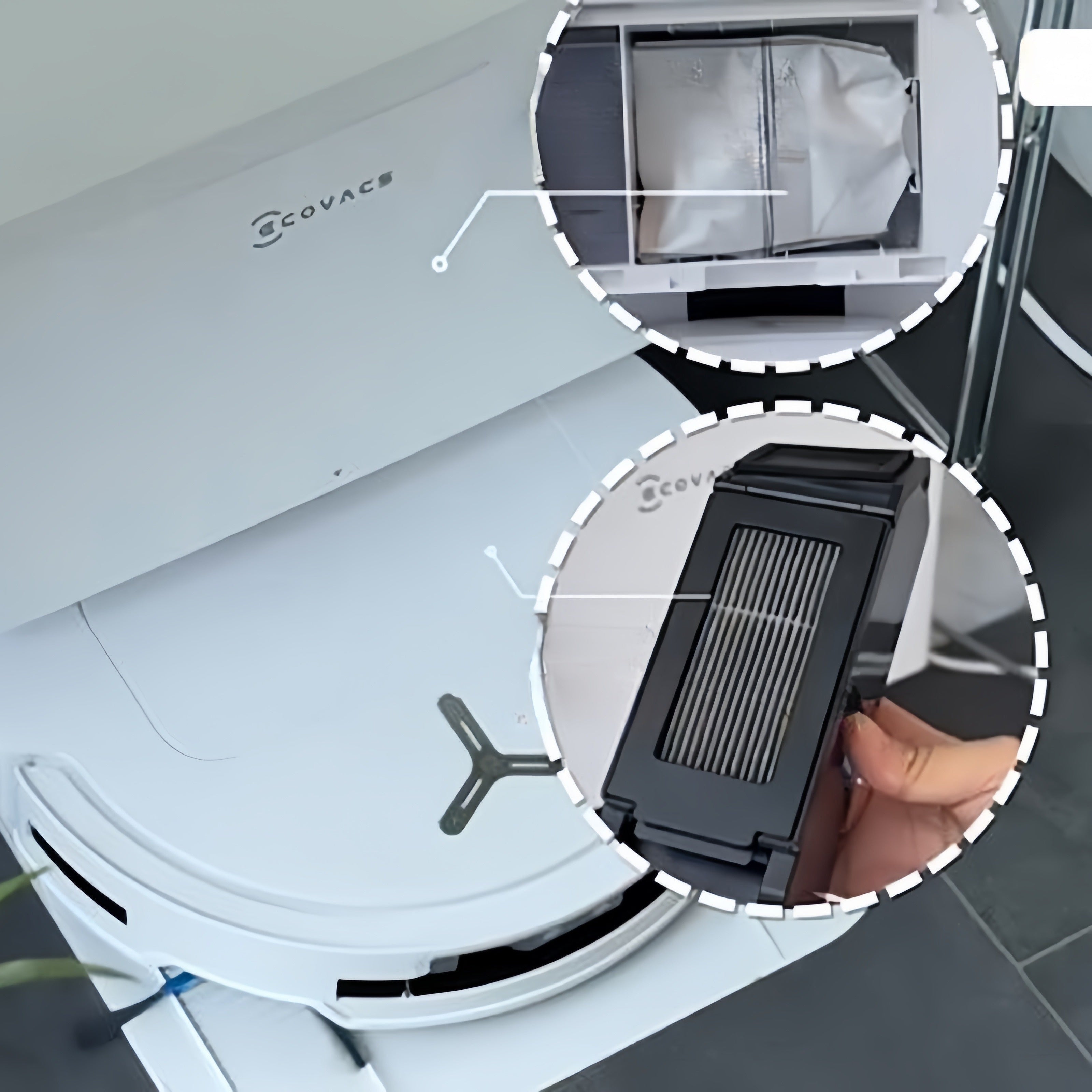 Ecovacs va DEEBOT robot tozalagichlari uchun 10 ta yuqori sifatli chang sumkasi to'plami - T50 Pro, T50 Pro Omni, X8 Pro Omni, DDX67 modellari uchun mos keladi