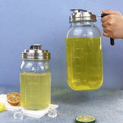 Stainless Steel Mason Jar Lid with Handle for 86mm Canning Jars Kitchen Storage