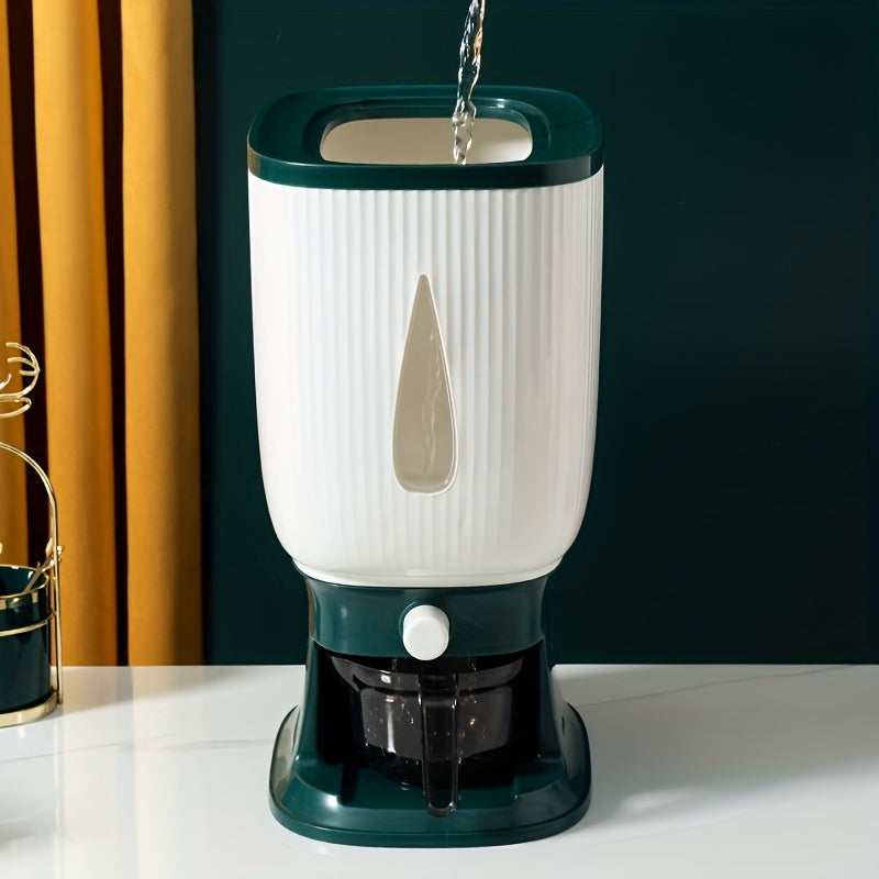 Cubo de almacenamiento sellado para arroz 10kg, resistente a la humedad y a los insectos