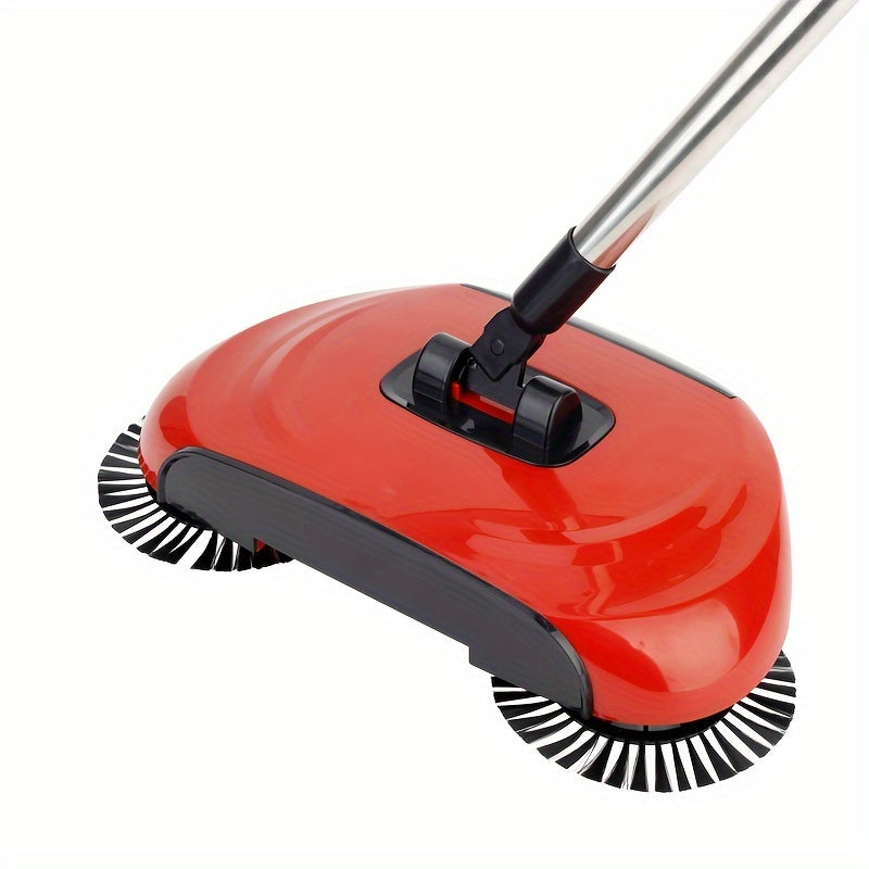 3-in-1 Hand Push Sweeper Vacuum Cleaner Wet Dry Mop for Hardwood Tiles