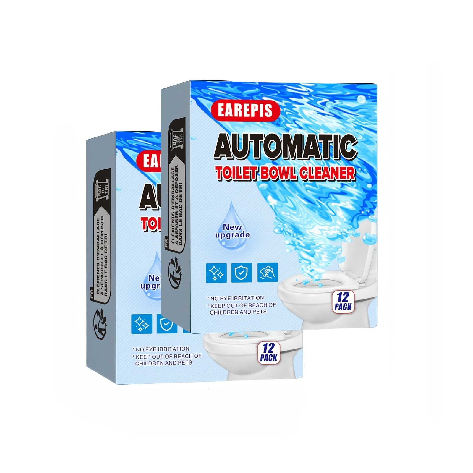 Automatic Toilet Cleaning Tablets Long-Lasting Stain and Odor Removal