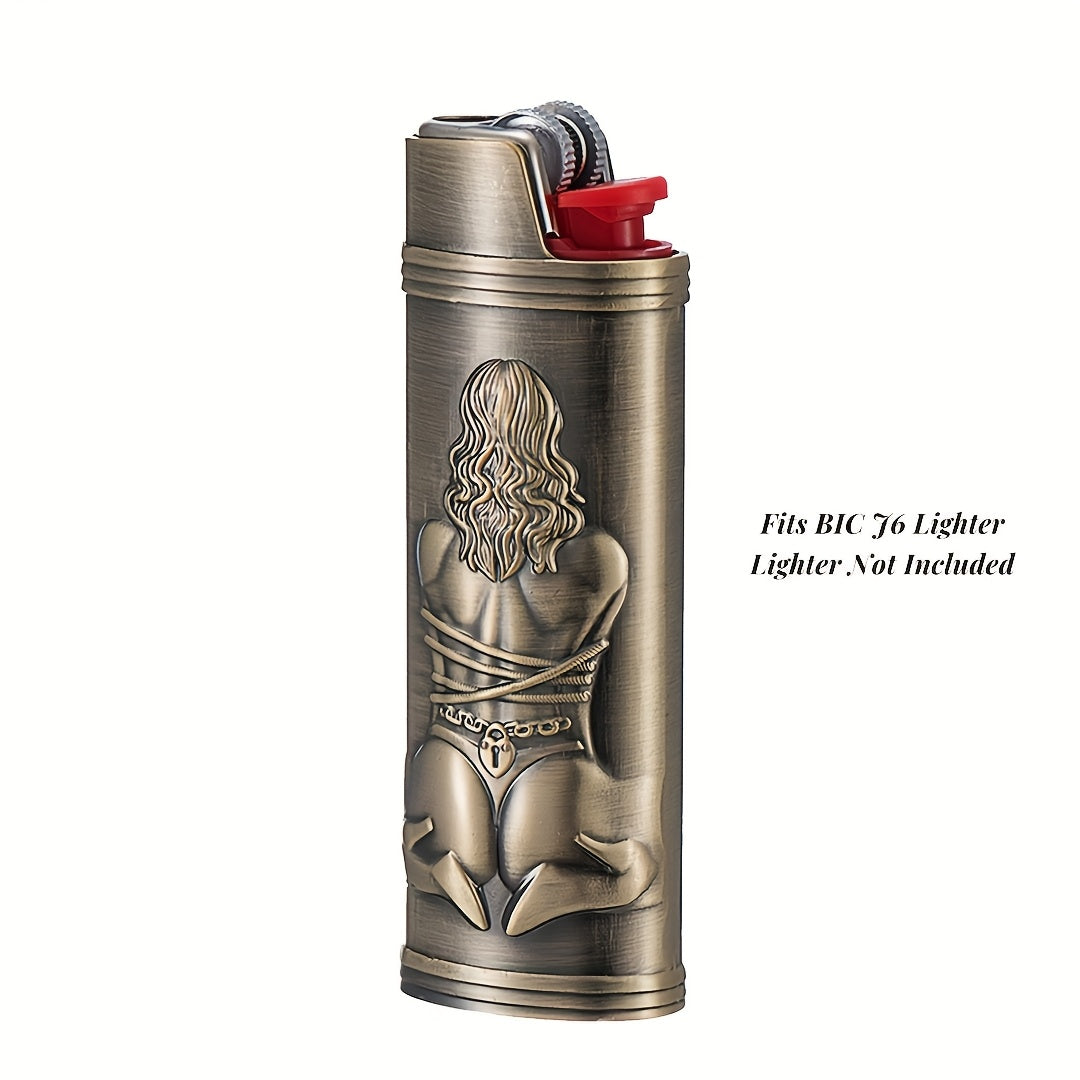 Ayollar uchun metall olovchi qutisi 3D bosilgan himoya qopqog'i BIC J6 uchun