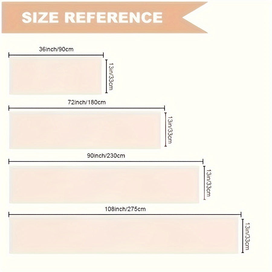 "Pasxa quyon va sabzi dizayni poliester stol qoplamasi, 33.02 x 182.88 sm, ichki/tashqi bahor/yaz partiyalari, oshxona va fermada stol bezaklari uchun mos."