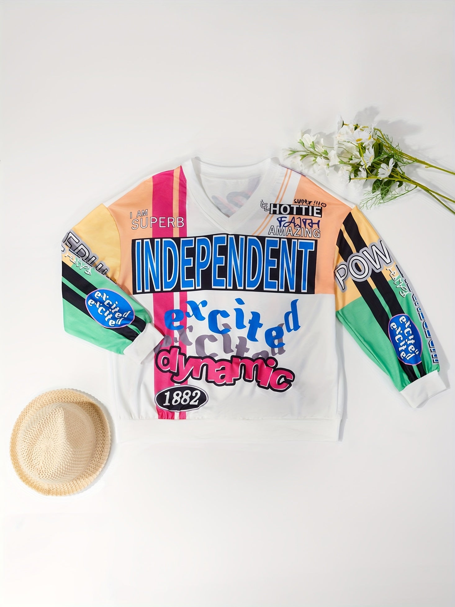 Удлинённая толстовка оверсайз для женщин plus size в стиле streetwear, повседневная толстовка