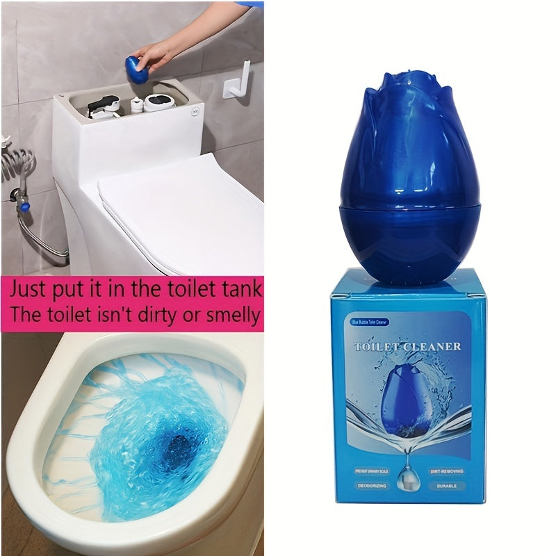 Rose-Shaped Automatic Toilet Cleaner Gel Long-Lasting Residue-Free Household Bathroom Tool