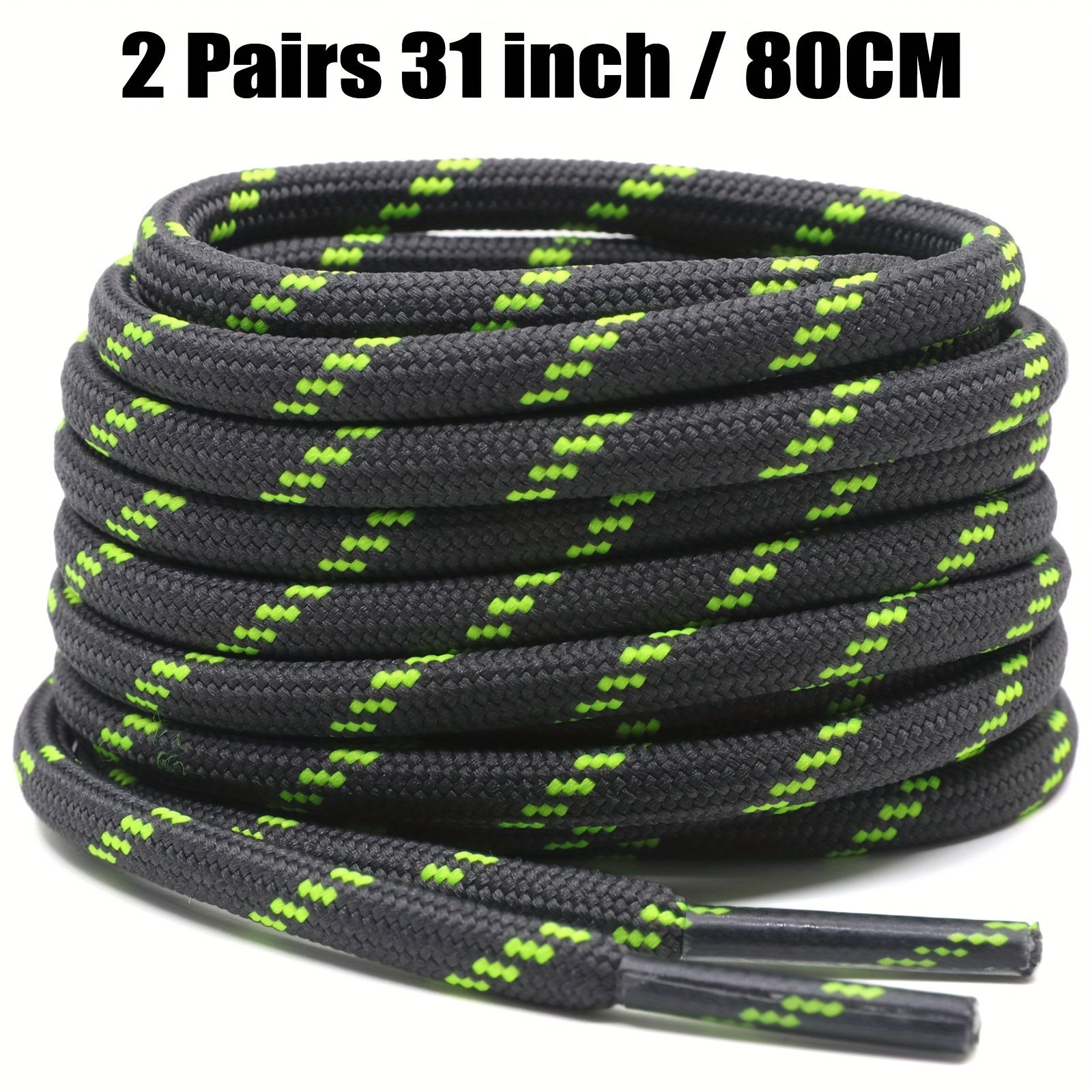 Unisex Thickened Round Climbing Shoe Laces for Hiking and Work Boots