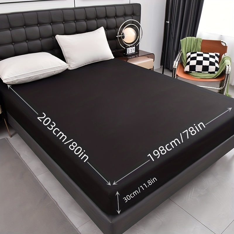 Breathable Waterproof Fitted Sheet for Bed, Deep Pocket, Comfortable Sleep