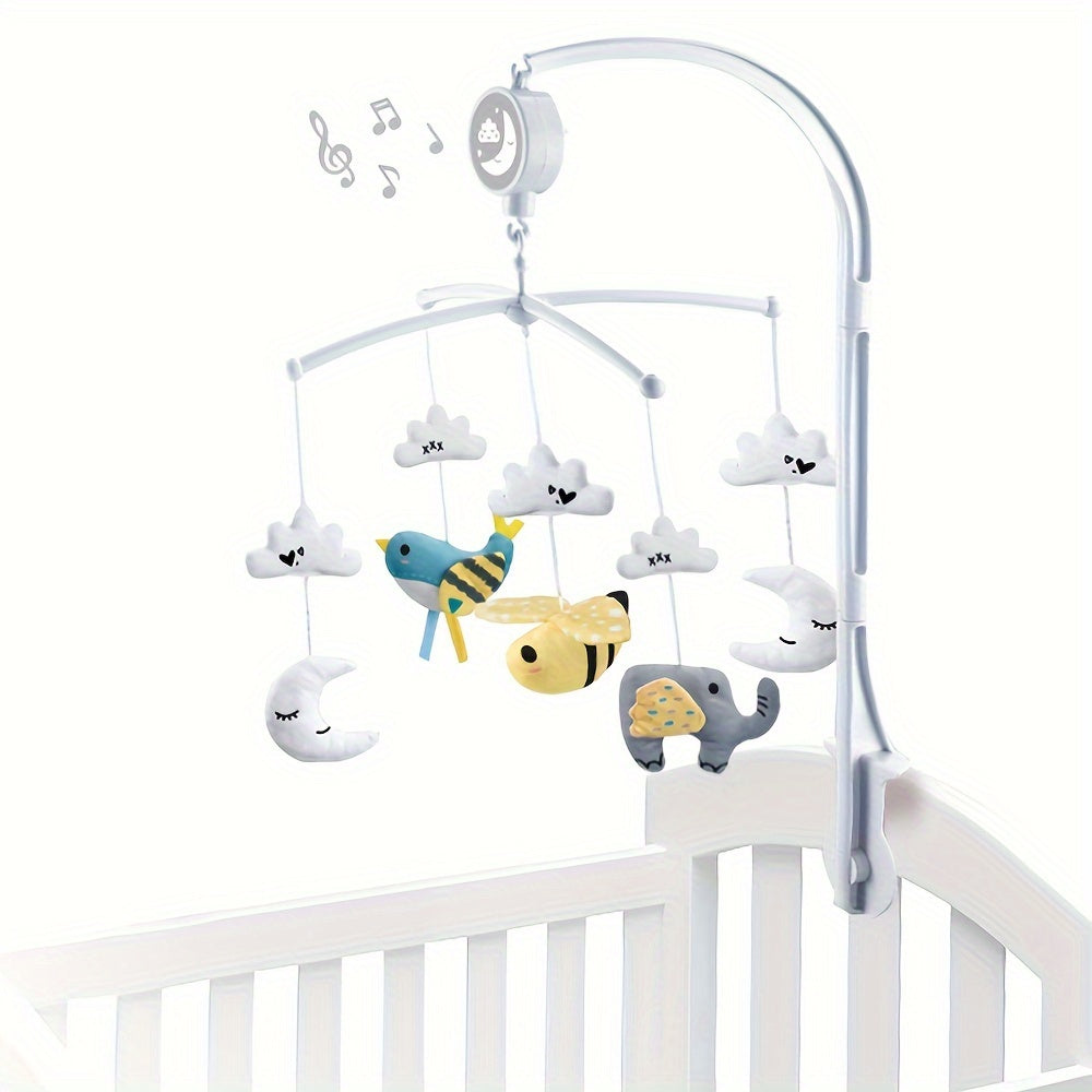 1 штука мультяшного музыкального колокольчика, очаровательного колокольчика, который вращается и трясется, идеально подходит для рождественских подарков.