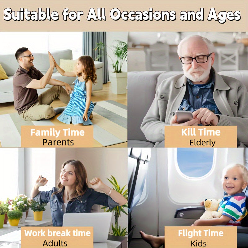 Consola de juegos portátil para niños de 3+ años con 4 modos, 999 niveles, luces, rompecabezas y burbujas