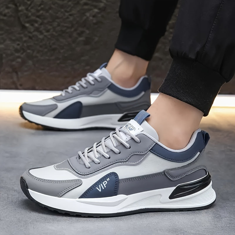 Men's Casual Athletic Sneakers Breathable Non-Slip Lace-Up Running Outdoor Shoes