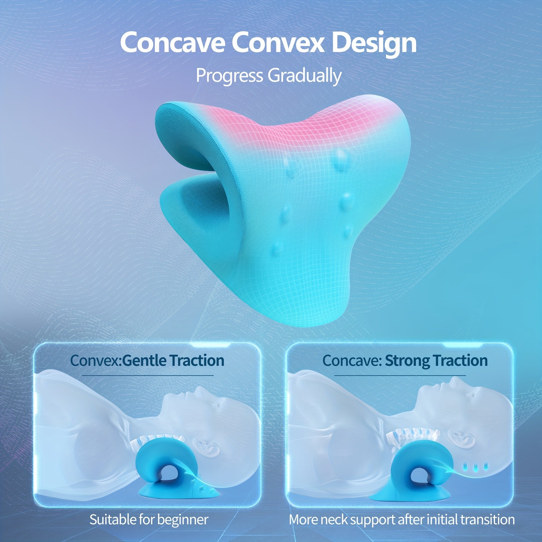 Neck and Shoulder Massager Cervical Traction Device for Spine Alignment